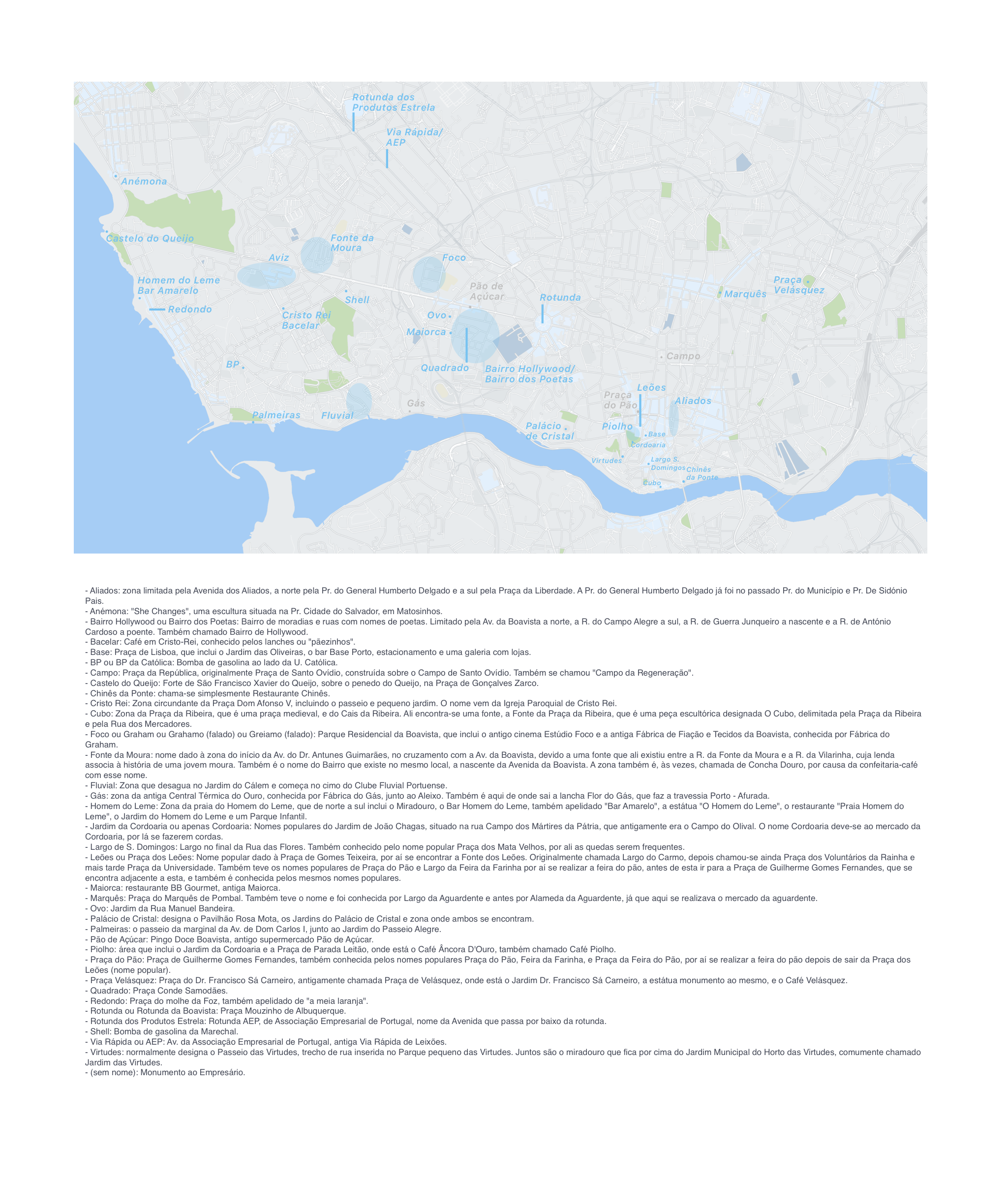 Mapa do Porto